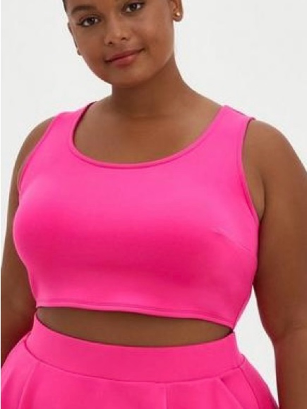 Torrid Scuba Crop Tank Pink Size 0